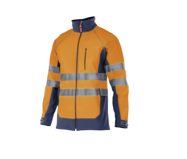 BLOUSON SOFTSHELL BICOLORE HAUTE VISIBILITÉ – Image 5