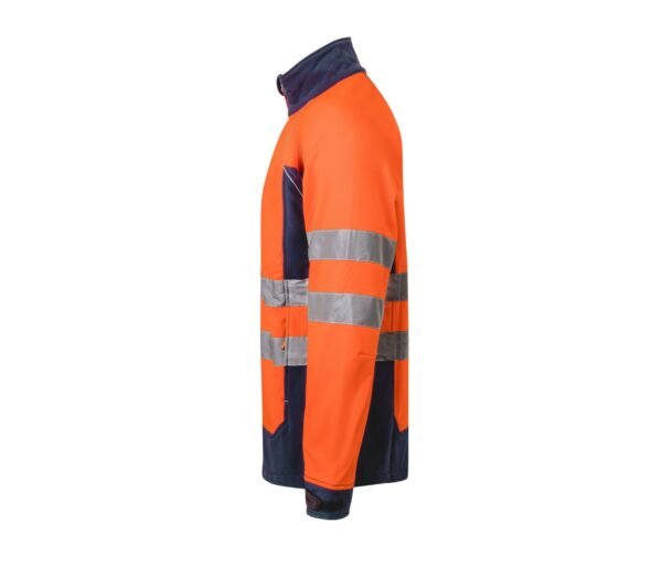BLOUSON SOFTSHELL BICOLORE HAUTE VISIBILITÉ – Image 3