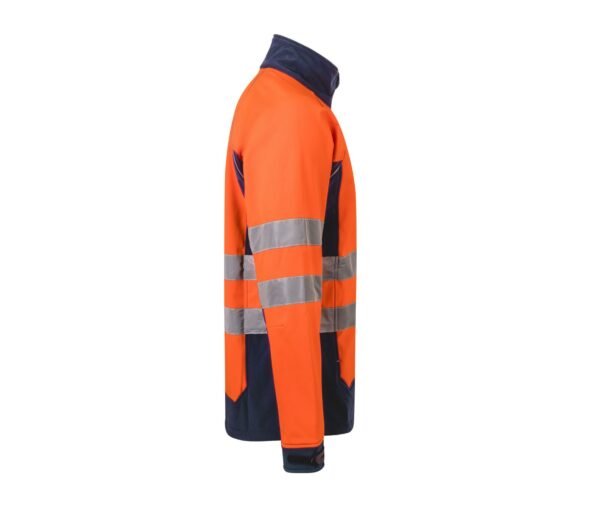 BLOUSON SOFTSHELL BICOLORE HAUTE VISIBILITÉ – Image 2