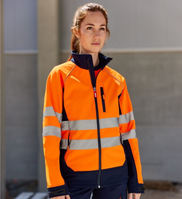 BLOUSON SOFTSHELL BICOLORE HAUTE VISIBILITÉ