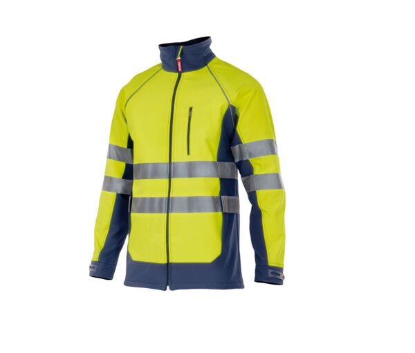 BLOUSON SOFTSHELL BICOLORE HAUTE VISIBILITÉ – Image 6